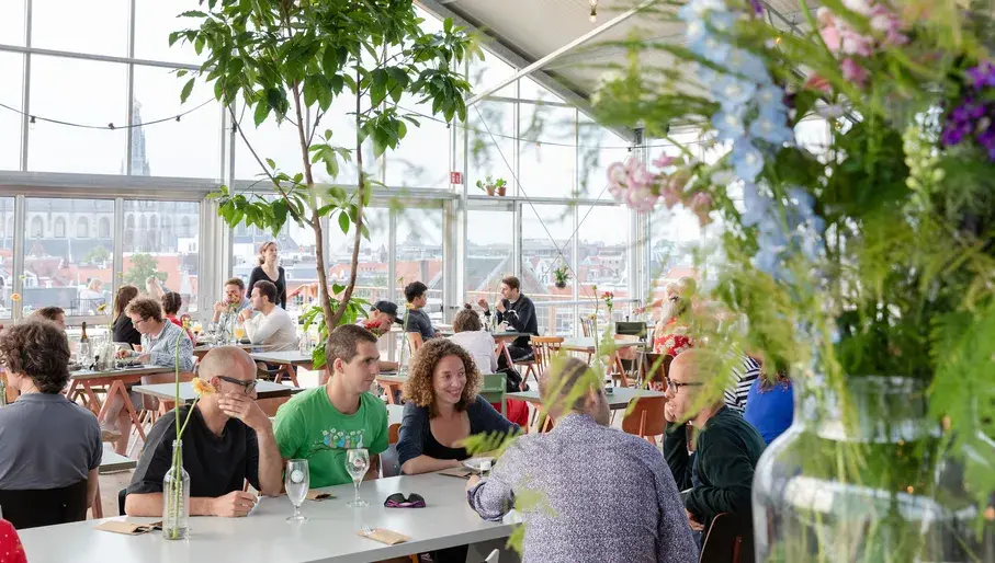 Modern Rooftop Dining